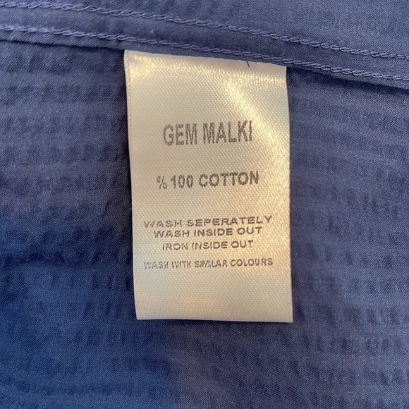 Gem Malki Seersucker Long Sleeve Shirt - Picture 7 of 10